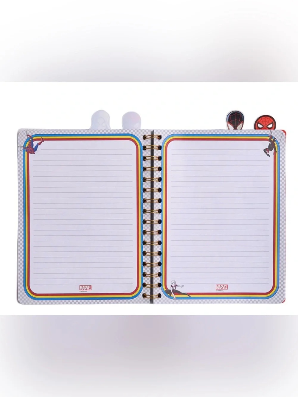 New Spider-Man 4-Tab Spiral Notebook & Pen Set